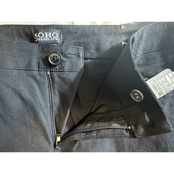 Soho Apparel Classic Workwear Essentials Black Stretch Dress Pants Women’s Sz 12 - Picture 8 of 8